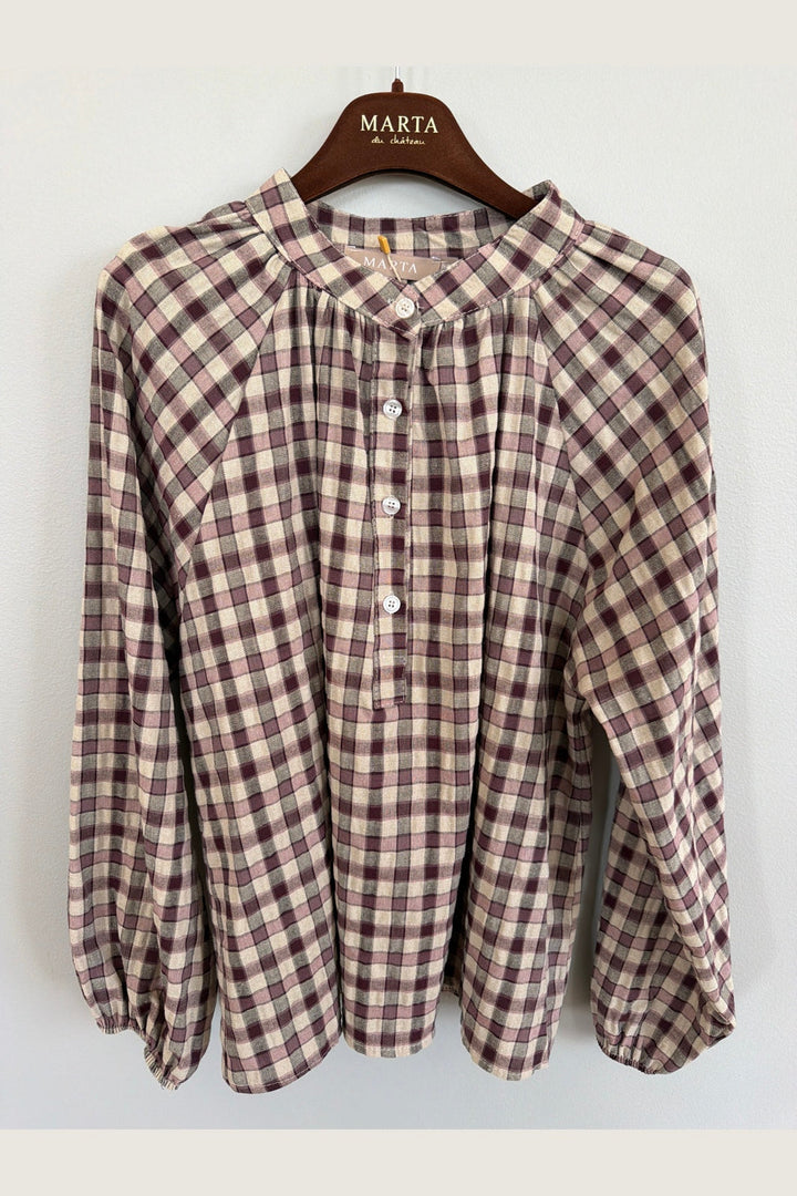 Marta Du Chateau - Mdczephyr Blouse 8787 - Bordeaux5