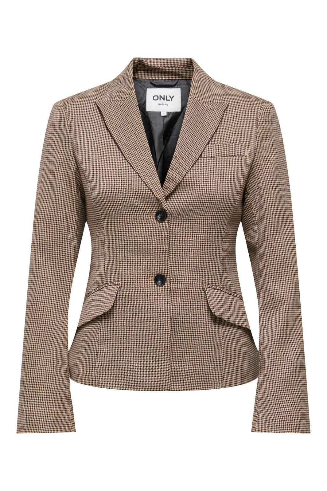 Only - Onlhollis L/S Fit Check Blazer Tlr - 5066073 Amphora Slate Black & Black