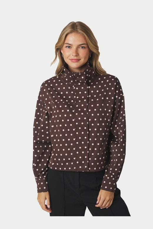 Neo Noir - Callisa Dot Jacket 167353 - 210 - Brown