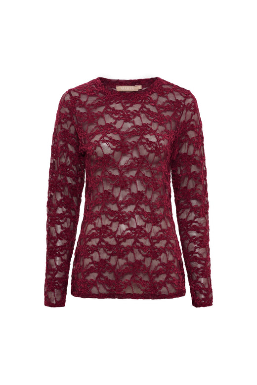 Marta Du Chateau - Mdcprimula Ls Tee 8941 - Bordeaux