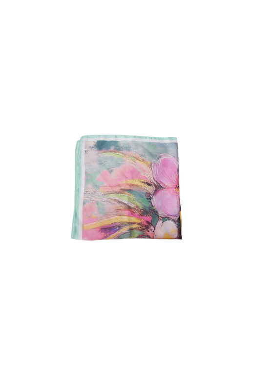 Black Colour - Bcnymph Mini Scarf 3687 - Pastel Green