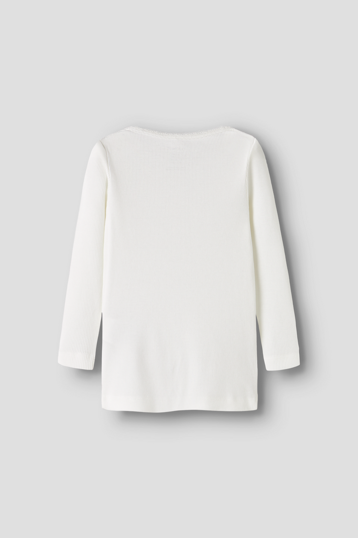 Name It - Nmfkab Ls Top - 4976204 Cloud Dancer