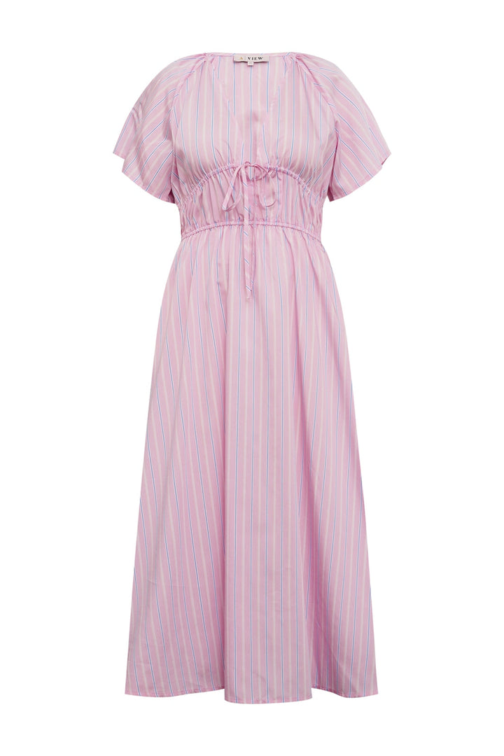 A-View - Vifina Dress AV8136 - Pink/Blue