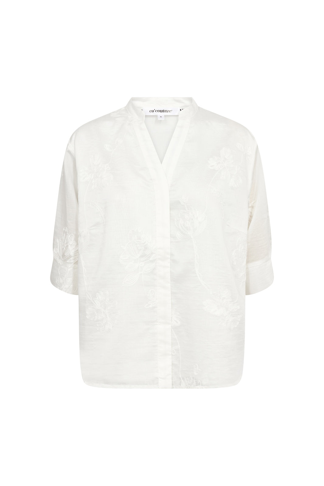 Co´Couture - Viviancc S/S Blouse 500431 - 10003 - Creme