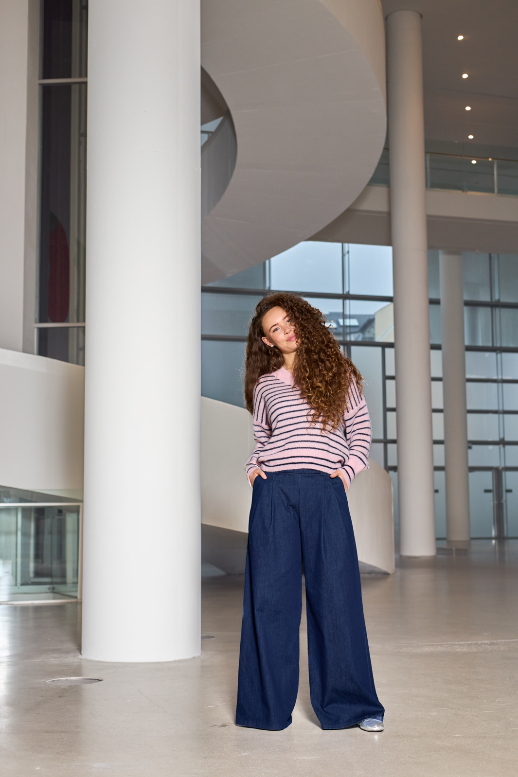 Black Colour - Bcdenice Wideleg Pant 41062 - Denim