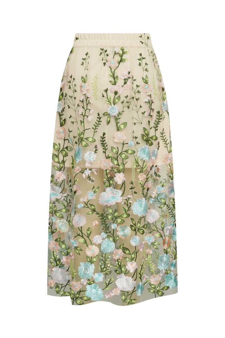 A-View - Fuschia Skirt AV4624 - 260 - Rose/Blue