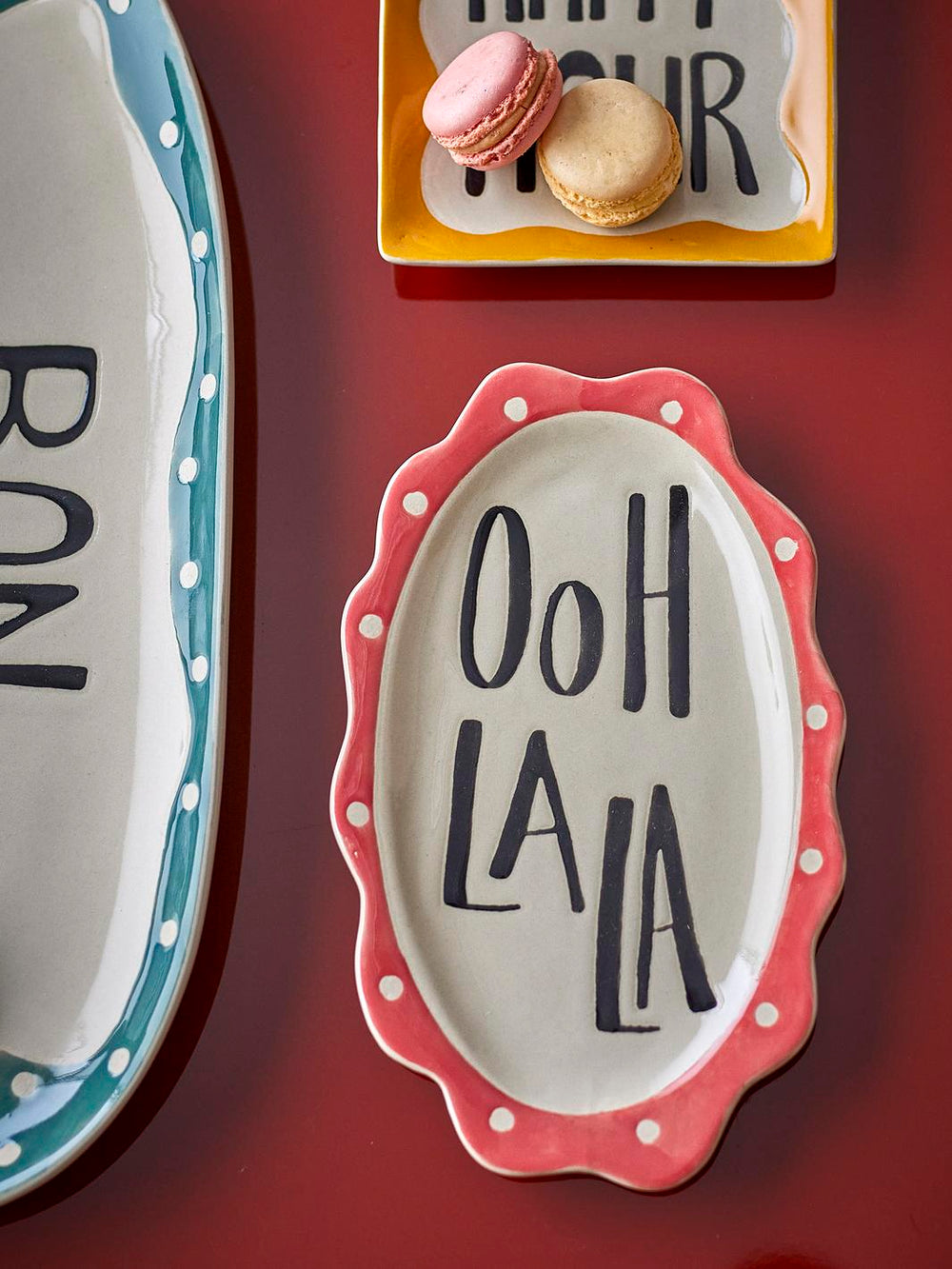 Bloomingville - Soline Serveringsfad, Multifarvet, Stentøj 82072764 - Multi