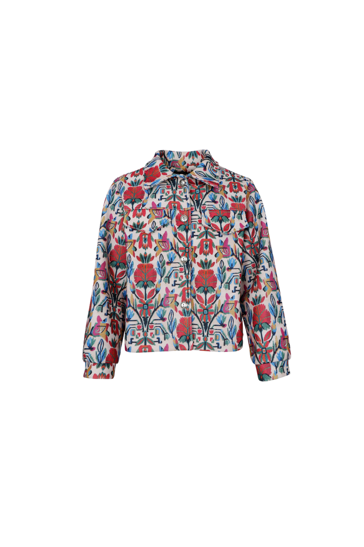 Black Colour - Bcpanama Jacket 41084 - Botanic Red