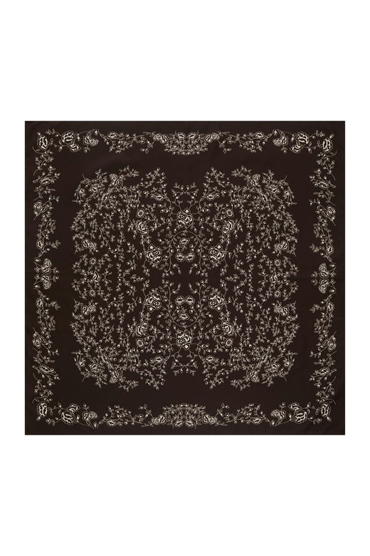 Neo Noir - Kela Print Scarf 170776 - 676 - Dark Brown