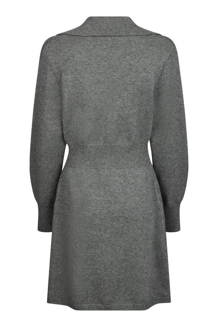 Neo Noir - Melia Knit Dress 164954 - 107 - Dark Grey Melange
