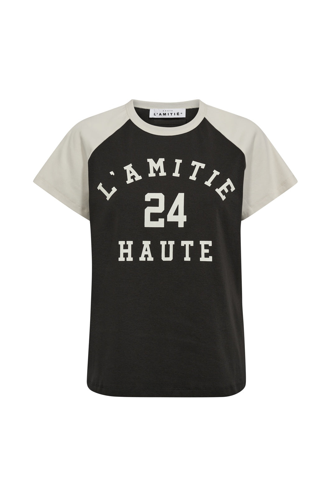 Haute L'Amitié - Neckline College Tee HL10109 - Antracit