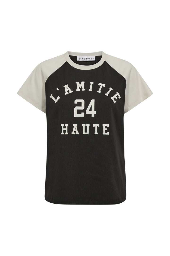 Haute L'Amitié - Neckline College Tee HL10109 - Antracit