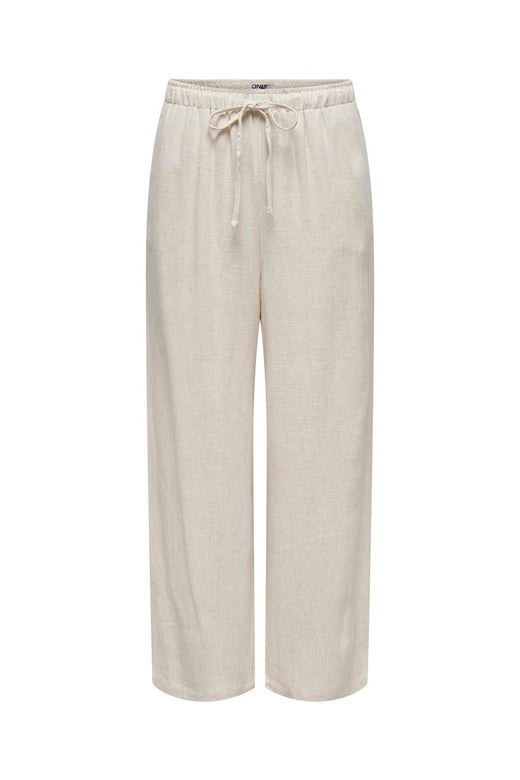 Only - Onlsiesta Pull-Up Linen Bl - 4486634 Moonbeam