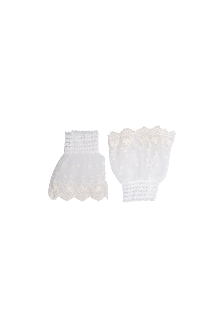 Black Colour - Bcreeva Lace Cuffs 208452 - Off White