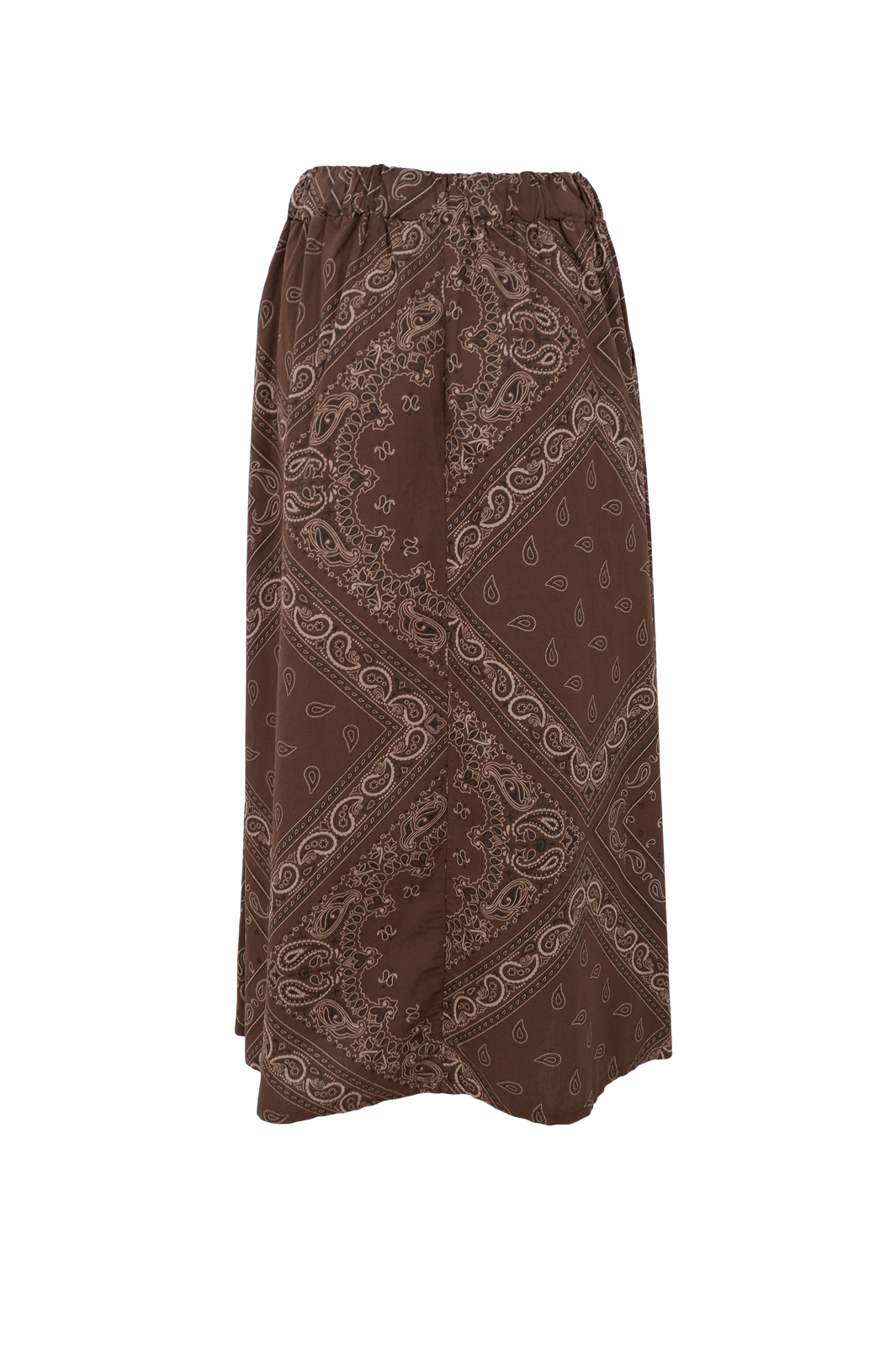 Black Colour - Bcabbie Skirt 40728 - Coffee Paisley