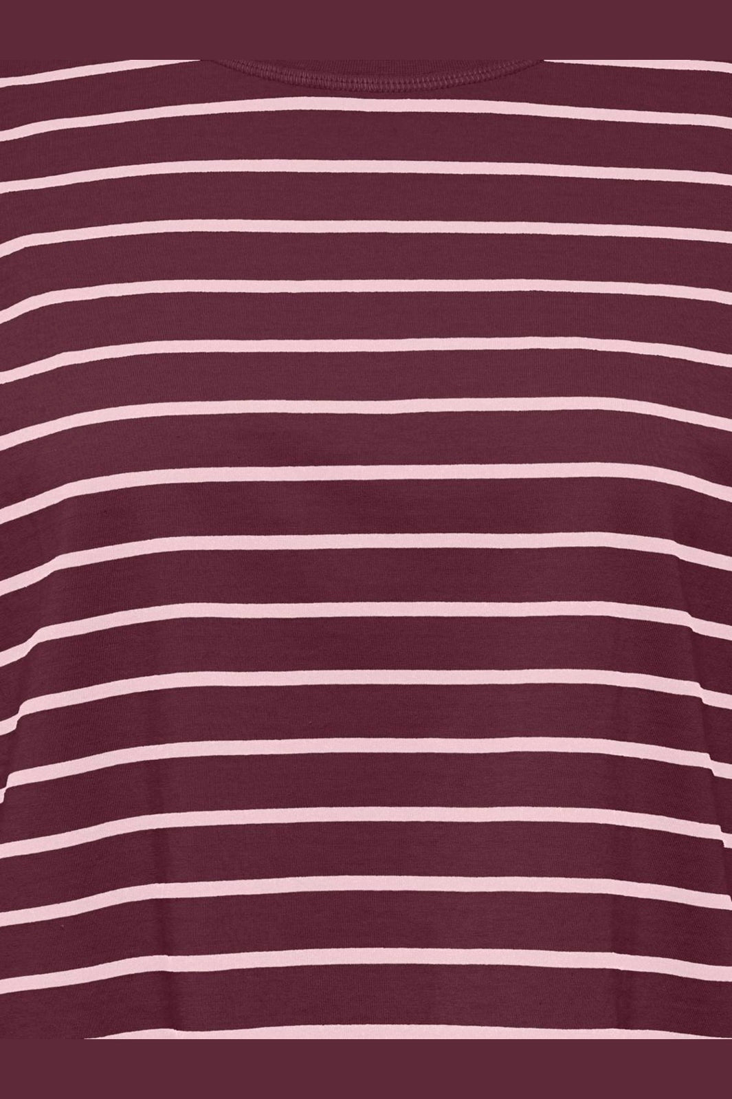 Only - Onlhappy L/S O-Neck Stripe Tee - 5203236 Fig Pale Lilac Lena