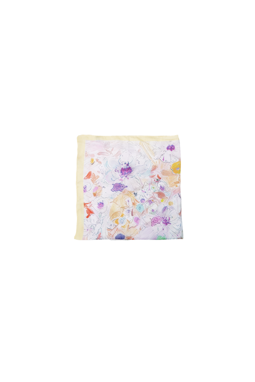 Black Colour - Bcpicnic Mini Scarf 3686 - Pastel Yellow