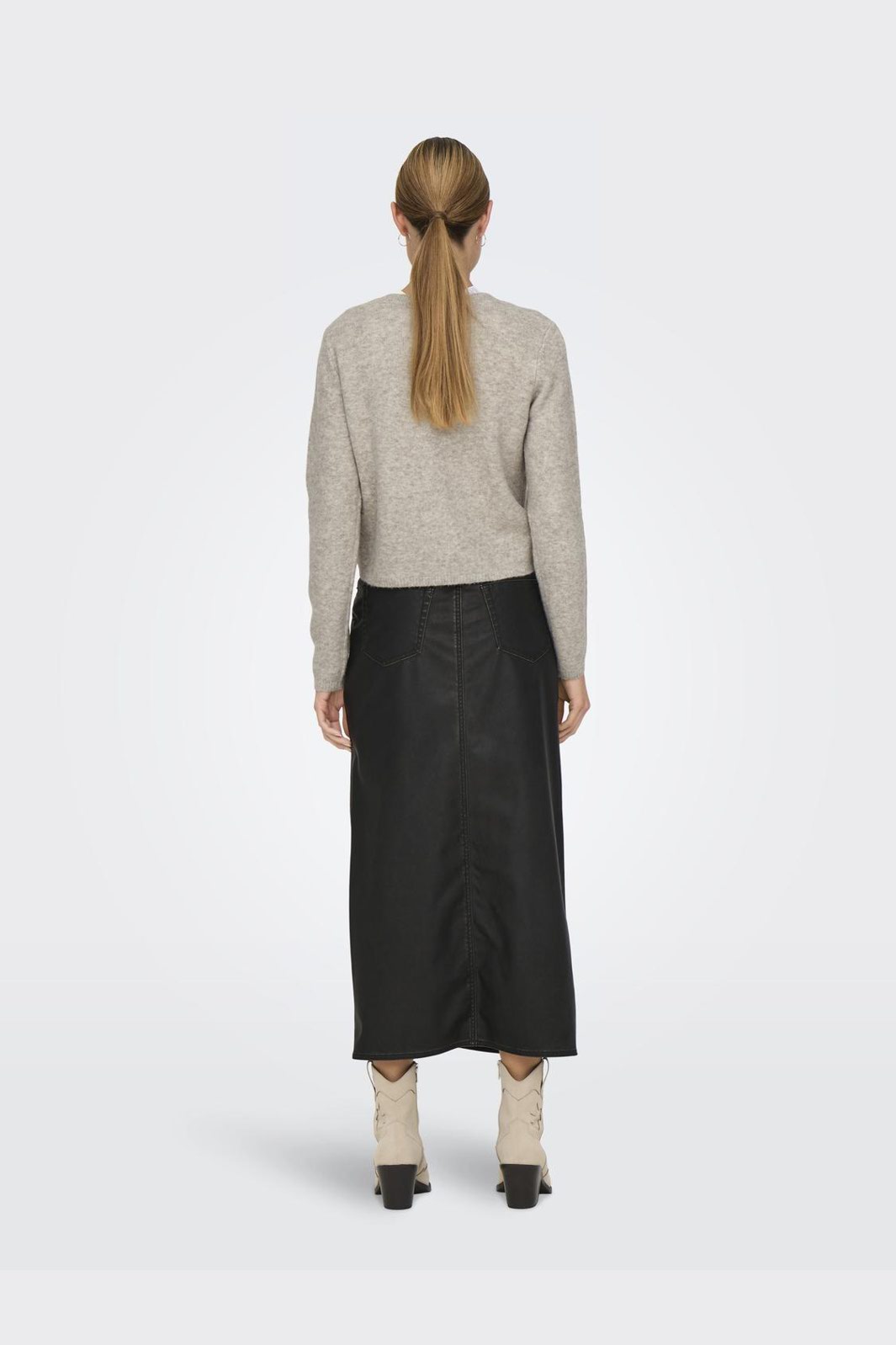 JDY - Jdychloe Life L/S Cardigan Knt - 4571127 Turtledove Melange