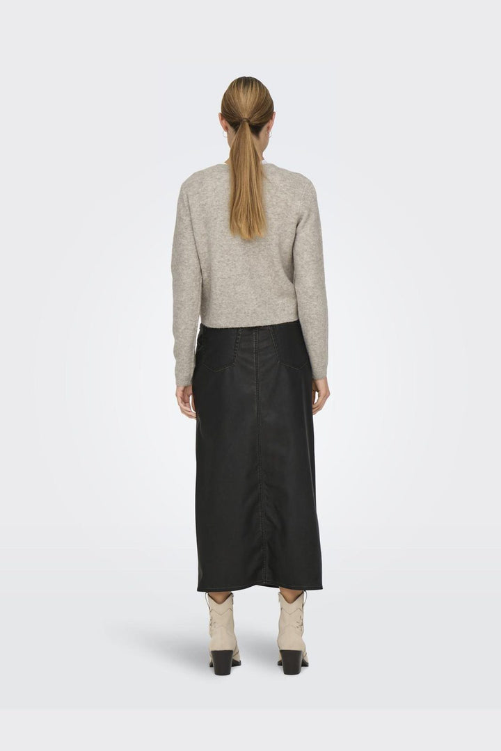 JDY - Jdychloe Life L/S Cardigan Knt - 4571127 Turtledove Melange