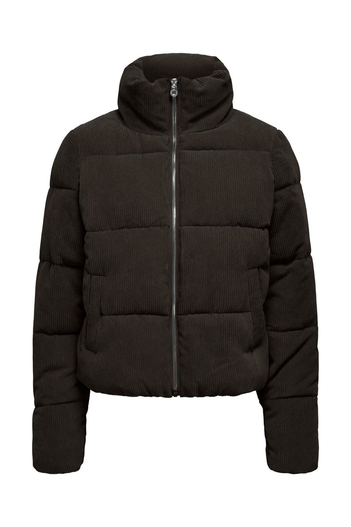 Only - Onlnewdolly Corduroy Puffer - 5118407 Chocolate Torte Big Corduroy Pattern
