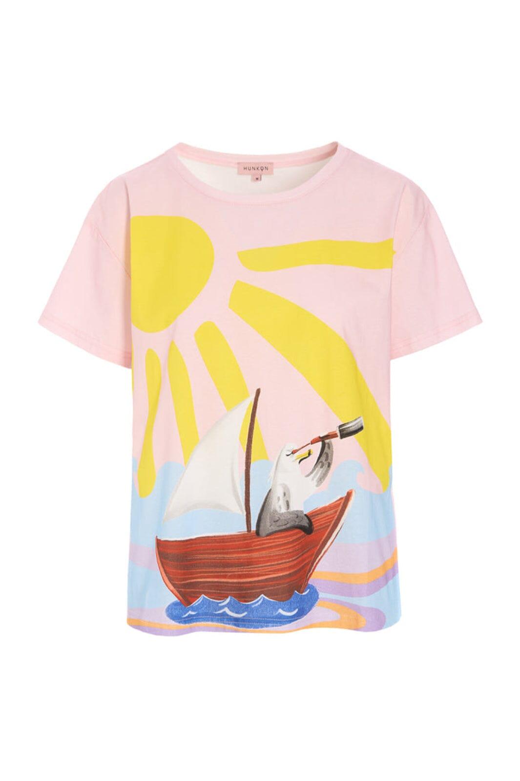 Hunkøn - Azura T-Shirt 26012 - Sunny Pink T-shirts 