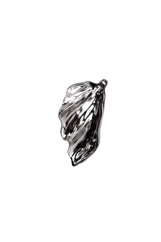 Black Colour - Bcwing Brooch 4548 - Silver Coloured