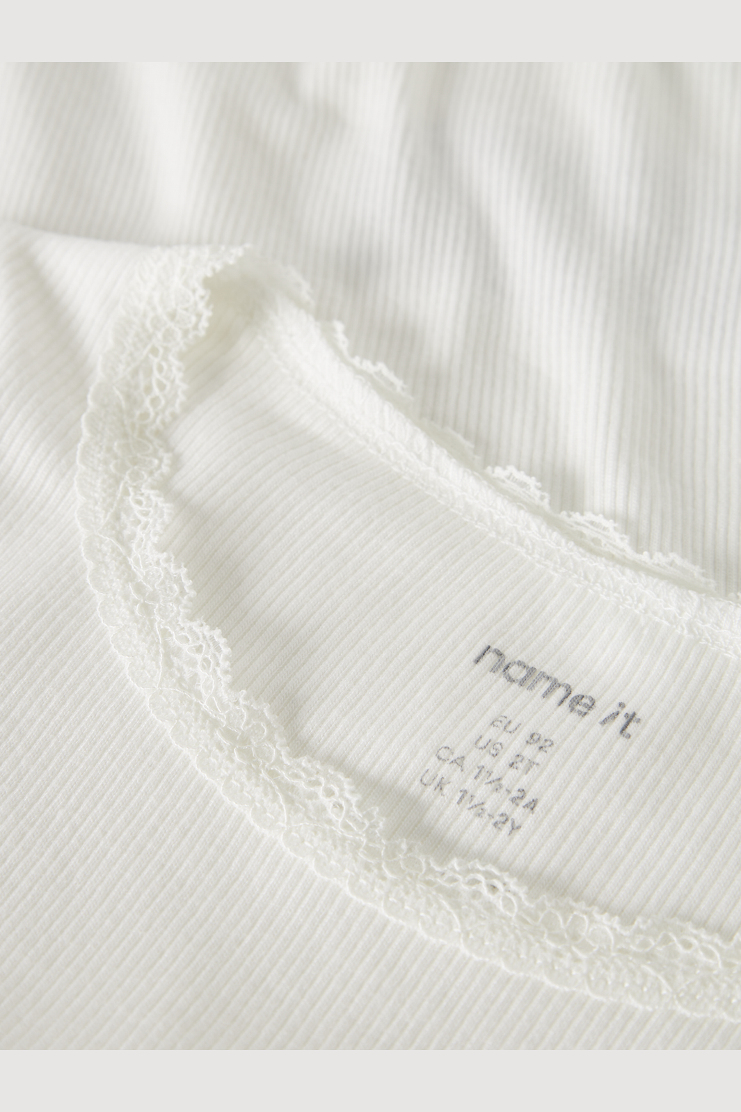 Name It - Nmfkab Ls Top - 4976204 Cloud Dancer