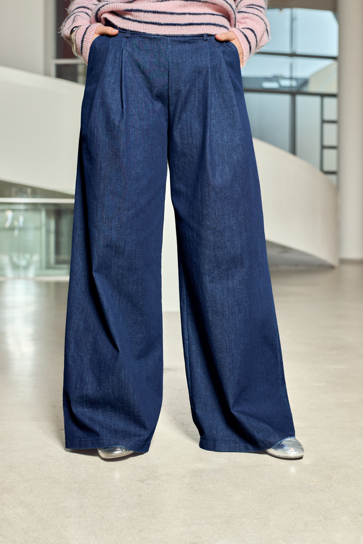 Black Colour - Bcdenice Wideleg Pant 41062 - Denim