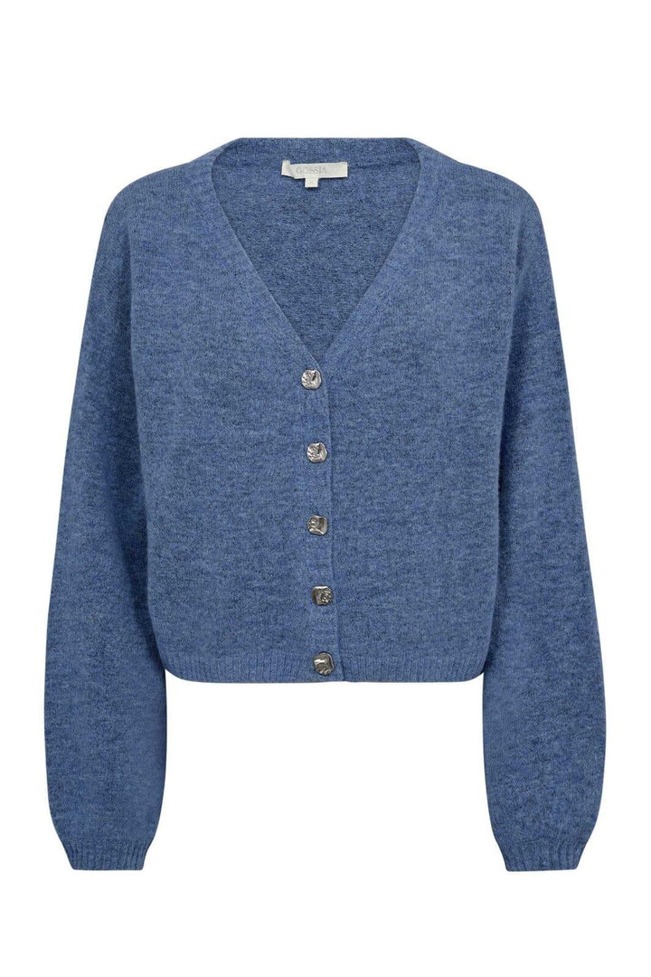 Gossia - Rosiego Cardigan G2760 - Blue Melange Cardigans 