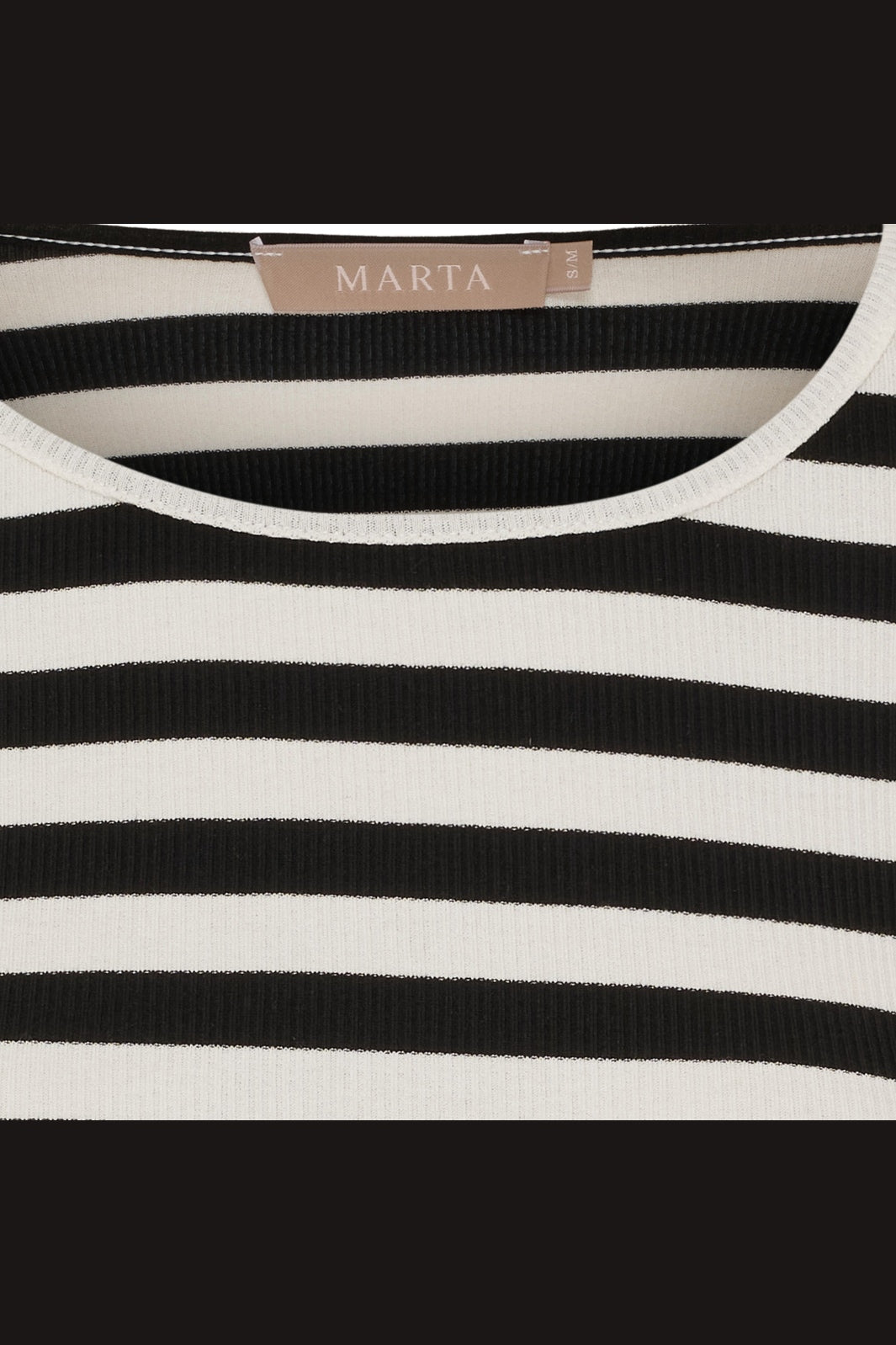 Marta Du Chateau - Mdcbegonia Ls Tee 7702 - Black
