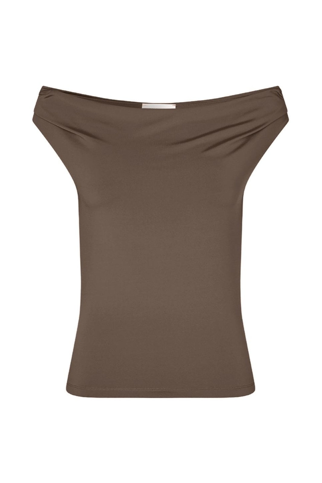 Modström - Himamd Off-Shoulder Top 57928 - 5584 - Chocolate Chip