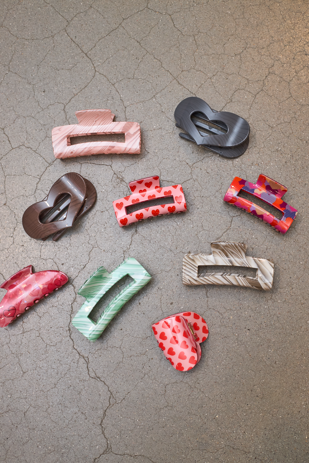 Black Colour - Bcvictorine Hair Claw 6007 - Grey