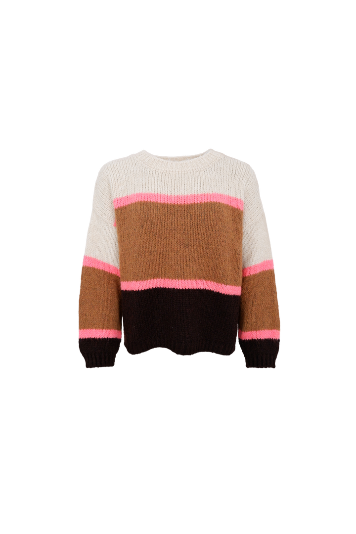 Black Colour - Bchildur Knit Jumper 1234 - Camel