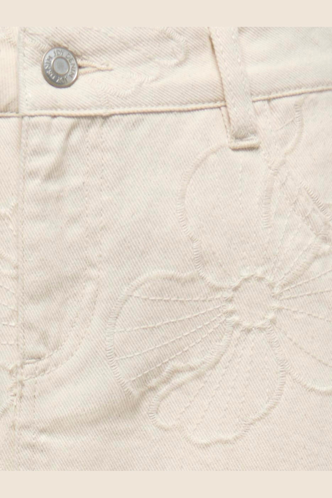 JDY - Jdyhavanna Emb Skirt - 5140649 Ecru