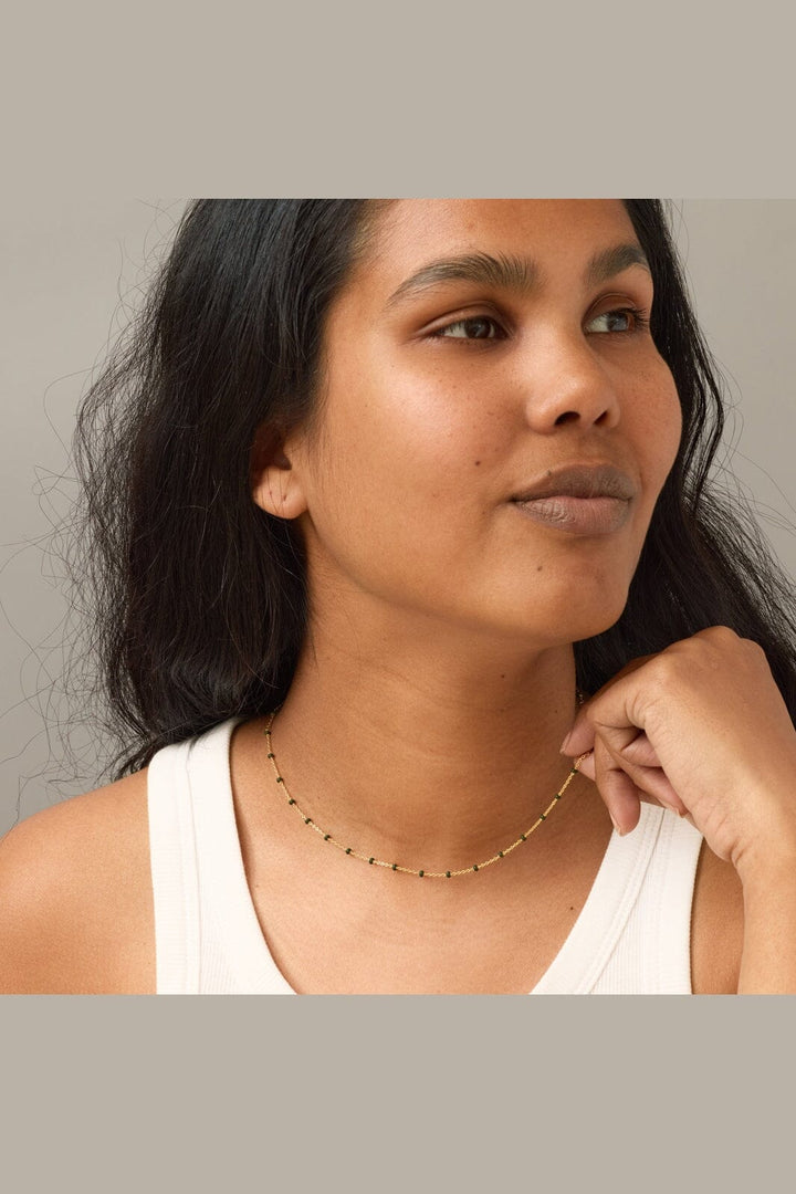 Enamel Copenhagen - Necklace, Lola N55GB - Khaki
