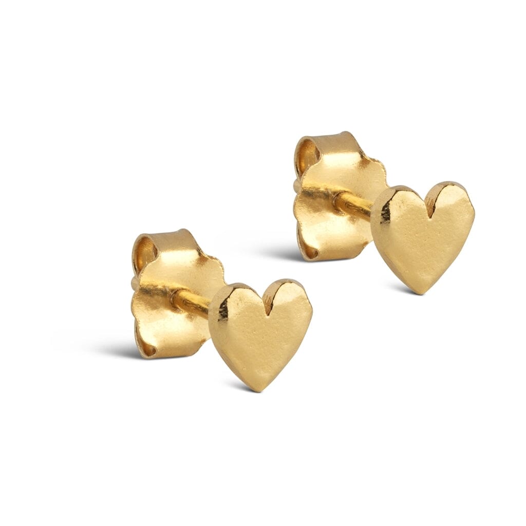 Enamel Copenhagen - Studs, Heart E373GM - 925S/Gp/M