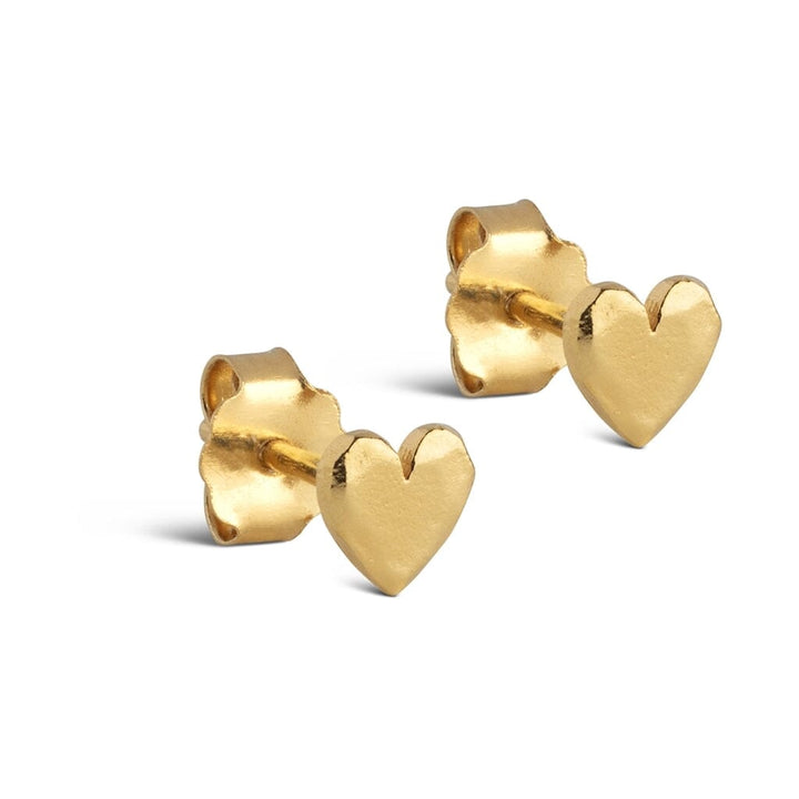 Enamel Copenhagen - Studs, Heart E373GM - 925S/Gp/M