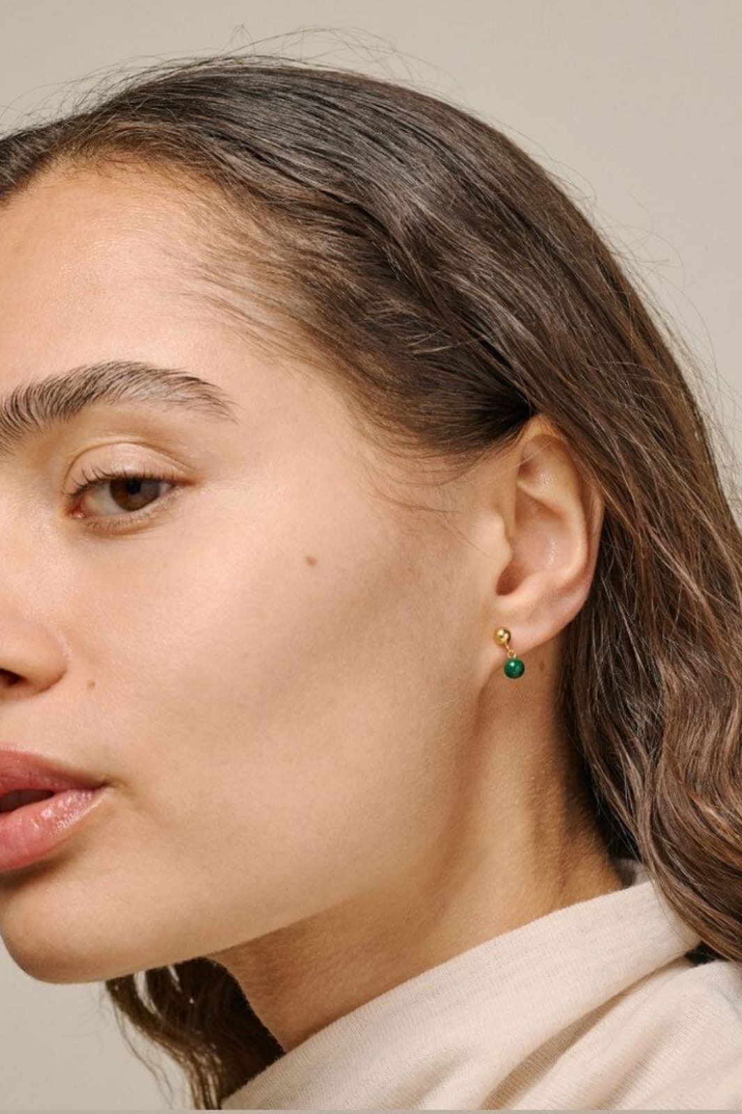 Enamel Copenhagen - Studs, Mina E439G - Petrol Green