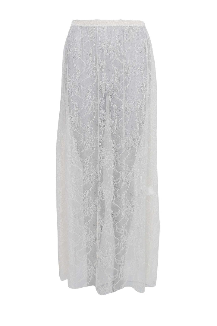 Black Colour - Bcfranka Lace Skirt 40867 - Creme
