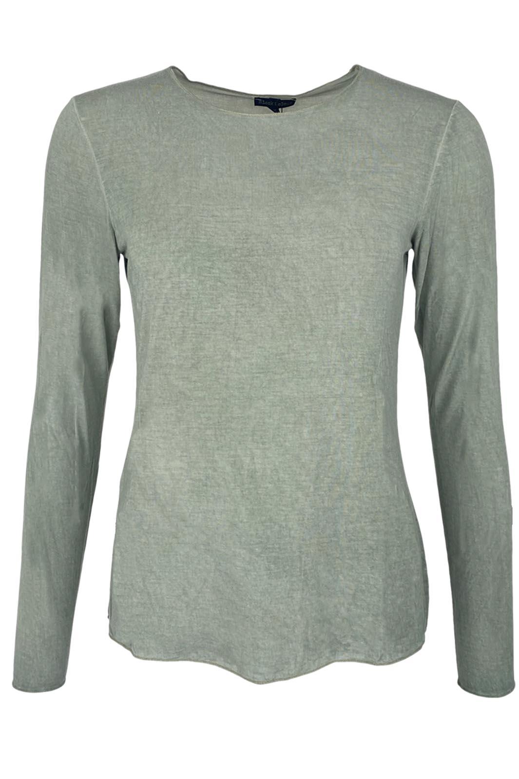 Forudbestilling - Black Colour - BcMalle Soft Modal Blouse - Dust Green (Februar) Bluser 