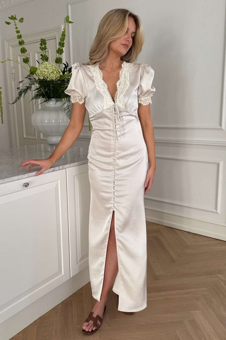 BYIC - Agneteic Long Dress A23810 - Off White