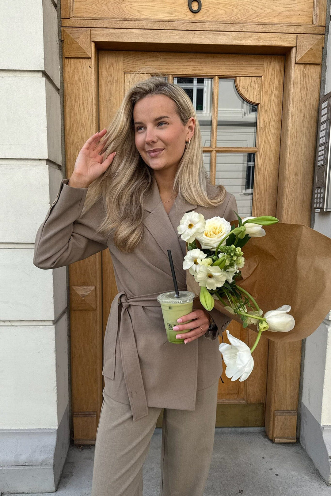 Forudbestilling - BYIC - Elinaic Blazer A23825 - Light Brown Blazere 