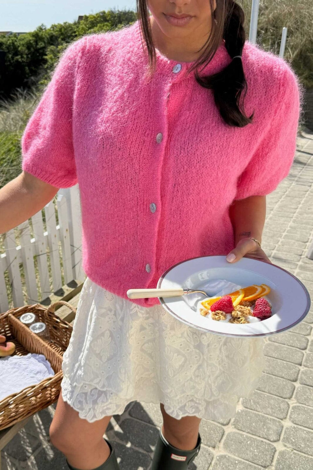 Forudbestilling - BYIC - Idaic Ss Cardigan 5265 - Pink