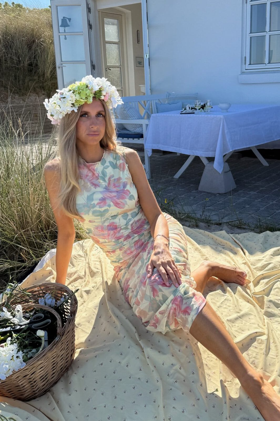 BYIC - Miraic Mesh Dress A23631 - Pastel Garden
