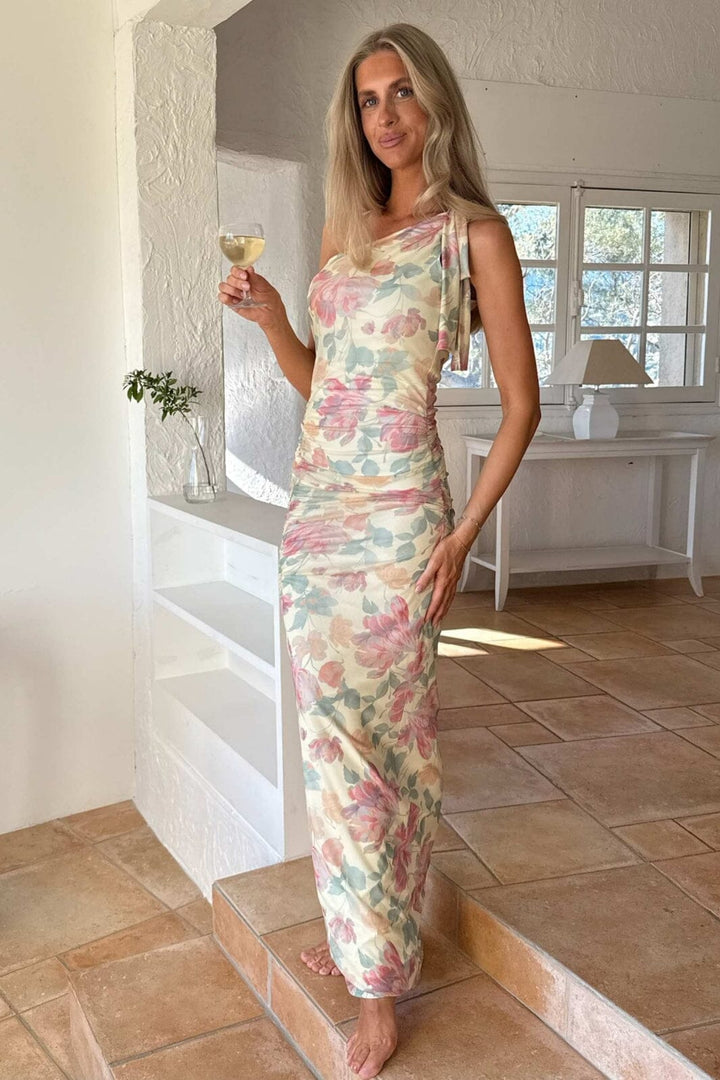 BYIC - Novaic Mesh Dress A23799 - Pastel Garden