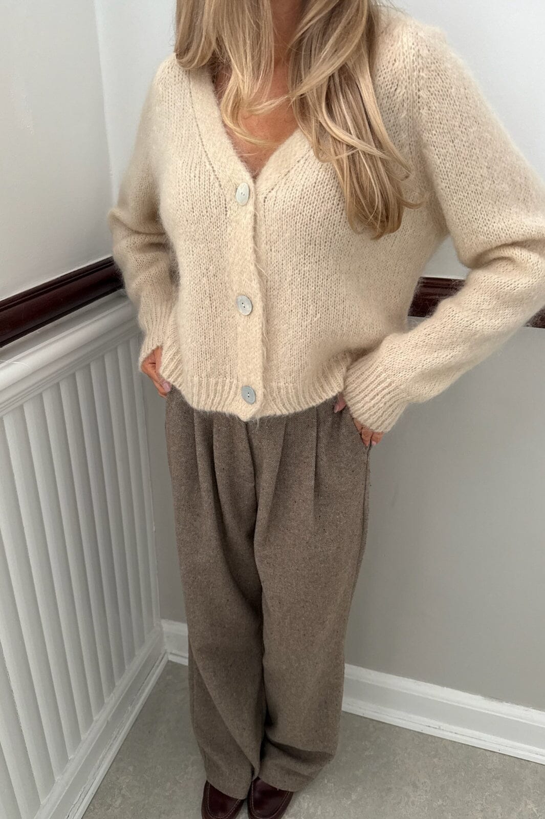 Forudbestilling - BYIC - Vickyic Cardigan 3339 - Creme Cardigans 