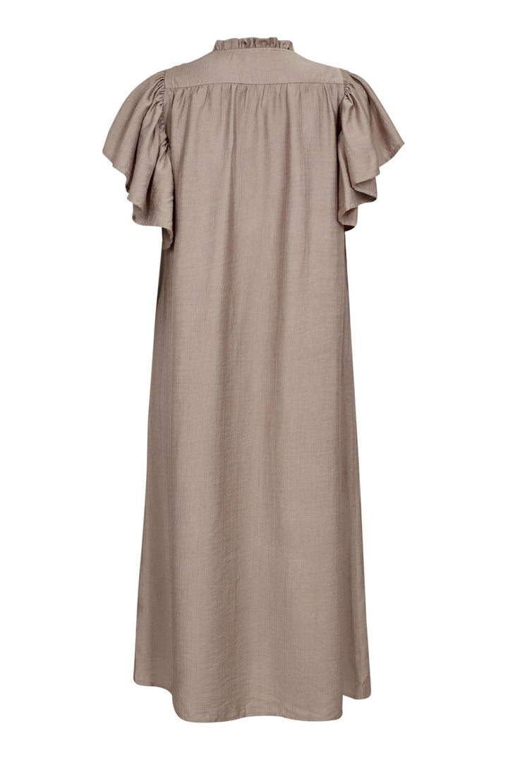 Forudbestilling - Co´Couture - Heracc Ss Frill Dress 36421 - 154 - Walnut Kjoler 