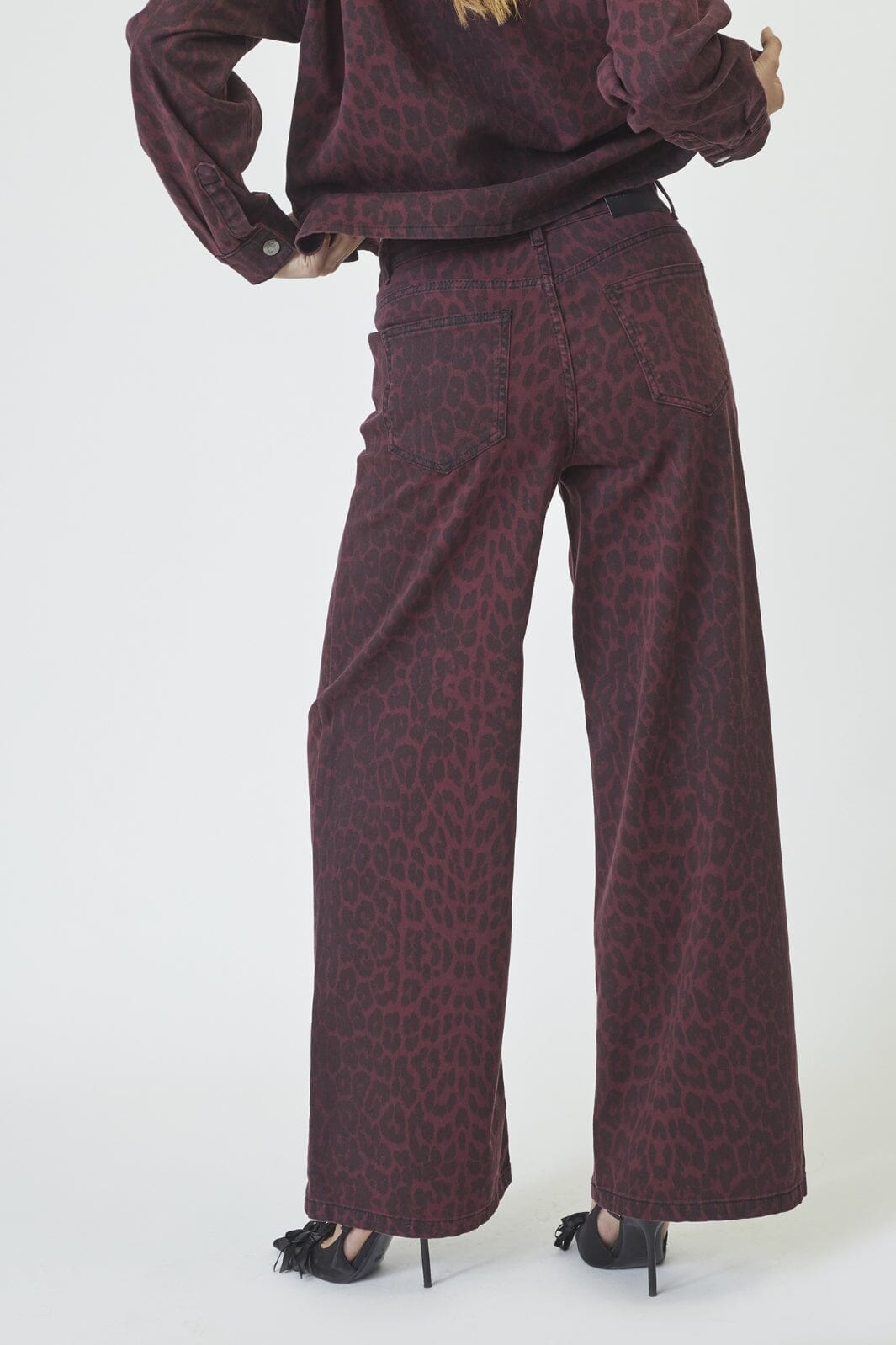 Co´Couture - Leocc Wide Pant 31287 - 87 - Winered