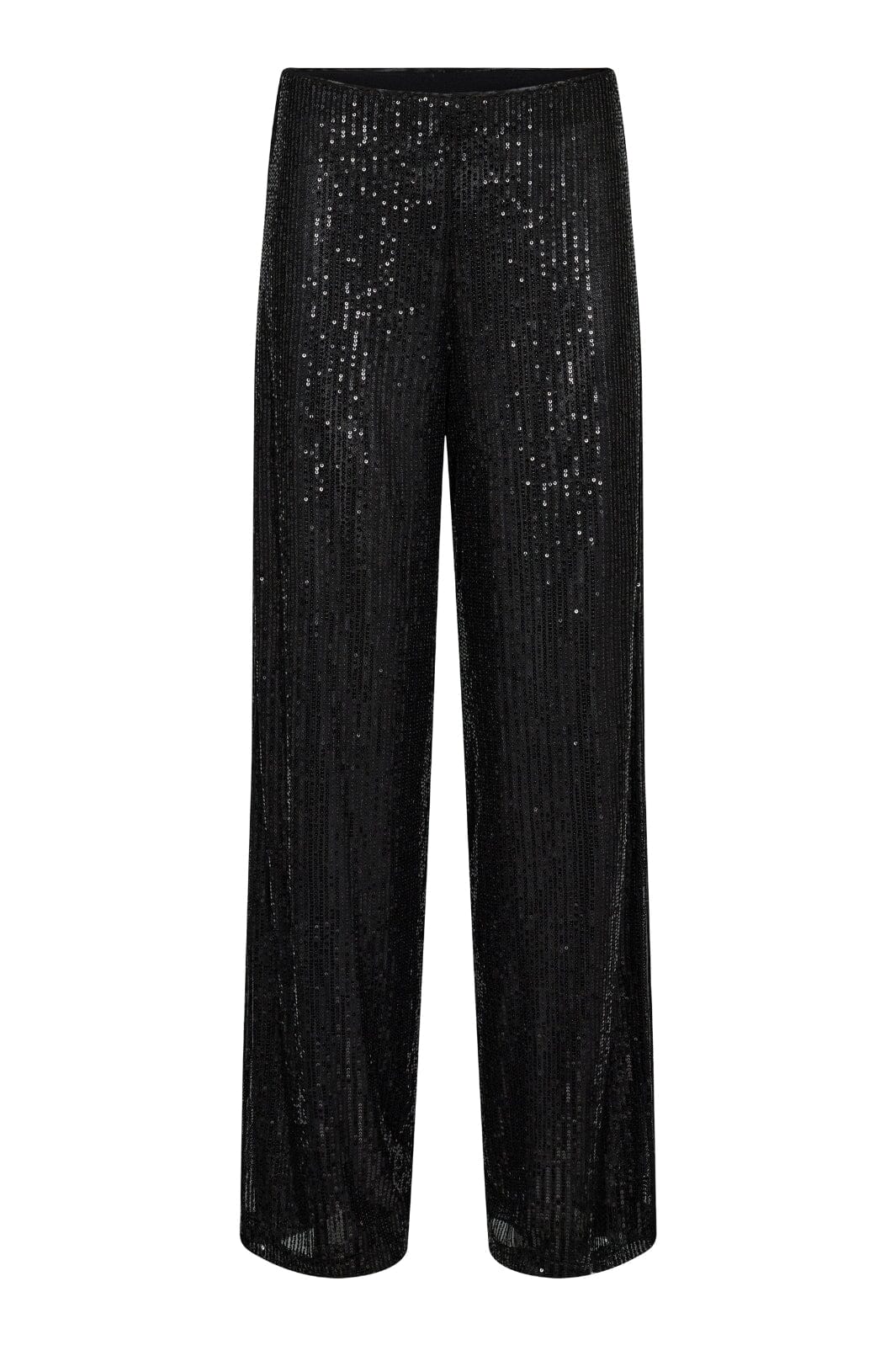 Forudbestilling - Co´couture - Sagecc Sequin Pant - 96 Black Bukser 