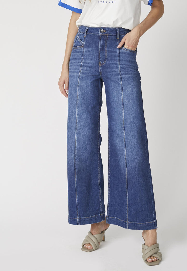 Forudbestilling - Co´Couture - Tylercc Jeans 31594 - 552 - Denim Blue Bukser 